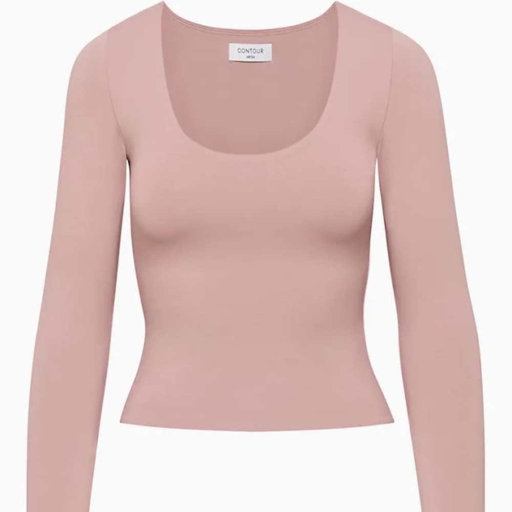 Aritzia Babaton Scoop Neck Long Sleeve Tee